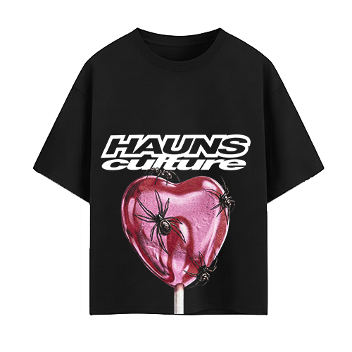 HAUNS ChupSpider T-Shirt in Black