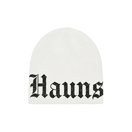 HAUNS Beanie Mit Logo White